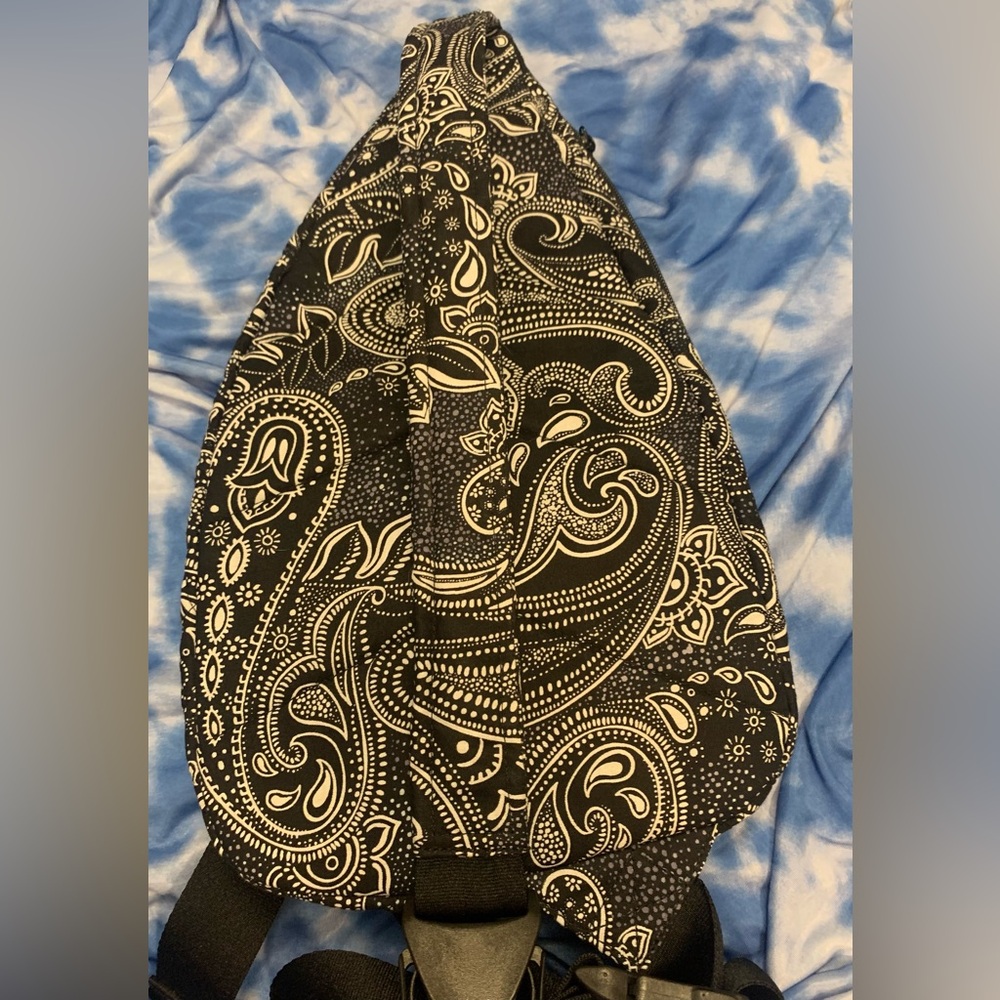 Used Black and white paisley Vera Bradley backpack